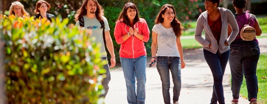 Students Walking